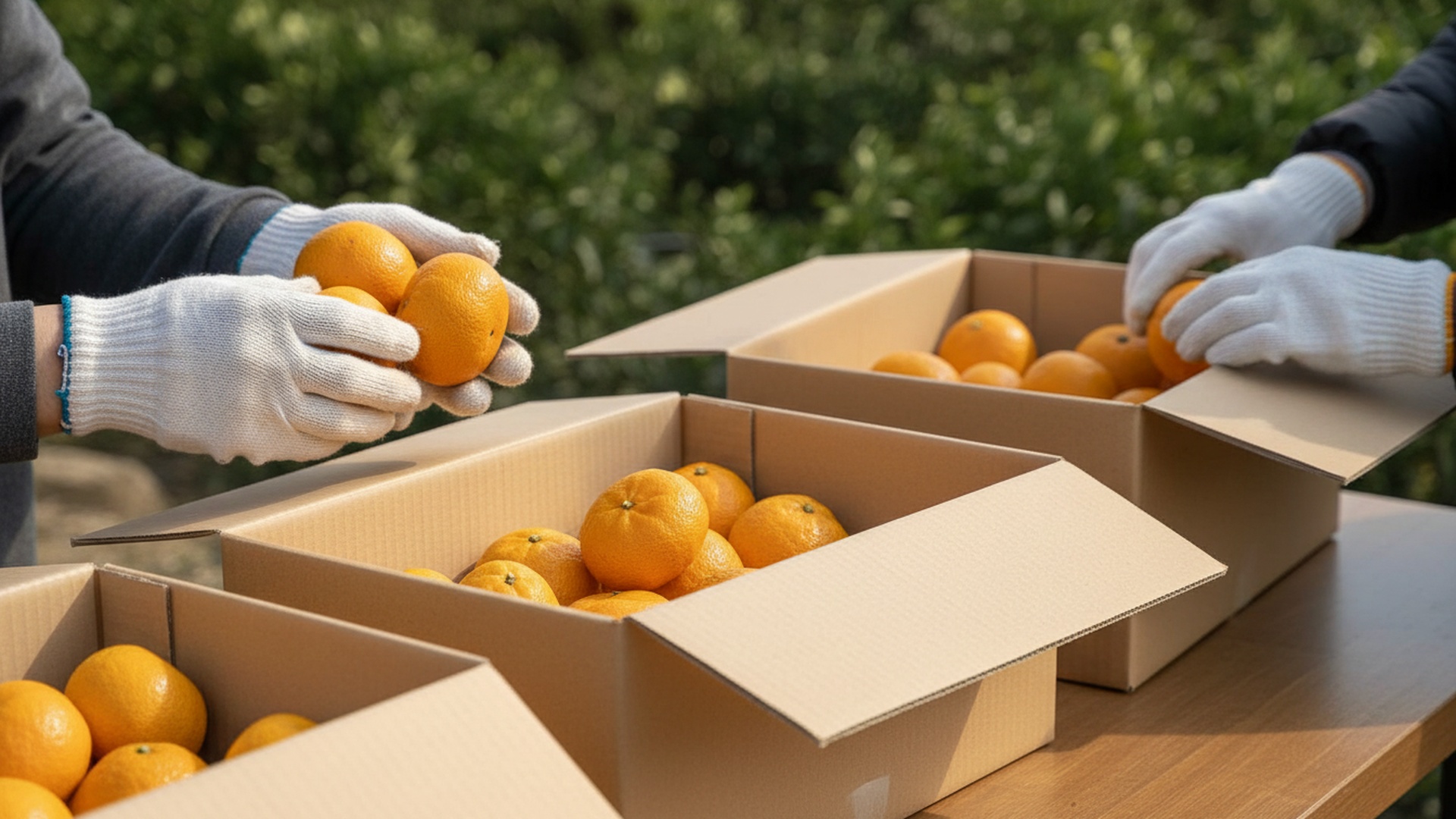 포장 작업 현장